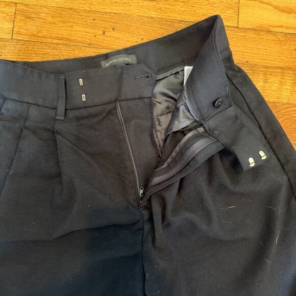 Banana Republic Black Wool Tailored Shorts - Picture 3 of 7